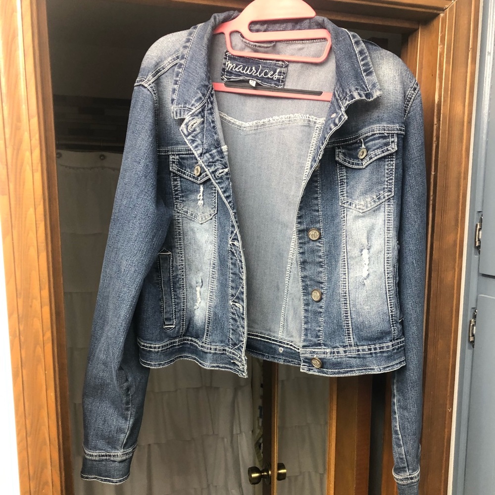 Maurice’s Faded Denim Jean Jacket